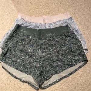 Outdoor voices pair of shorts